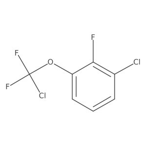 1-Chloro-3-[chloro(difluoro)-methoxy]-2-fluoro-benzene结构式
