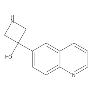 3-(Quinolin-6-yl)azetidin-3-ol结构式
