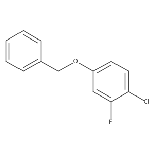 4-(Benzyloxy)-1-chloro-2-fluorobenzene Structure