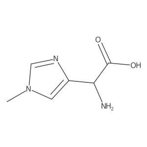 2-amino-2-(1-methyl-1H-imidazol-4-yl)acetic acid Structure