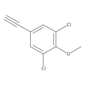 1,3-Dichloro-5-ethynyl-2-methoxybenzene Structure