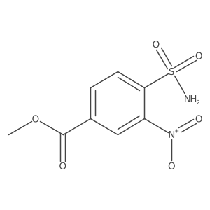 Methyl 3-nitro-4-sulfamoylbenzoate Structure