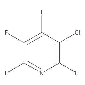 2,3,6-Trifluoro-4-iodo-5-chloropyridine结构式