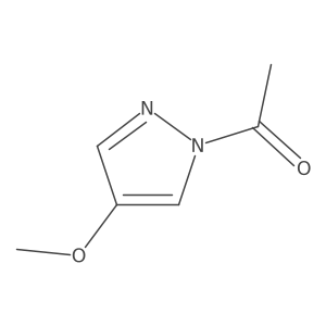 1-(4-methoxy-1H-pyrazol-1-yl)ethan-1-one结构式