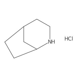 2-Azabicyclo[3.2.1]octane hydrochloride结构式
