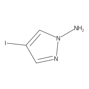 4-Iodo-1H-pyrazol-1-amine结构式