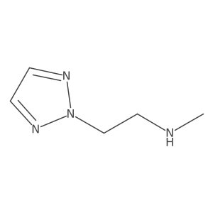 Methyl[2-(2H-1,2,3-triazol-2-yl)ethyl]amine结构式