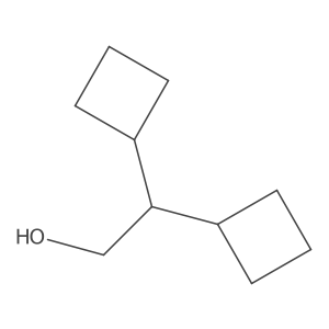 2,2-Dicyclobutylethan-1-ol Structure