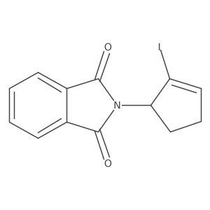 2-(2-Iodocyclopent-2-en-1-yl)isoindole-1,3-dione Structure