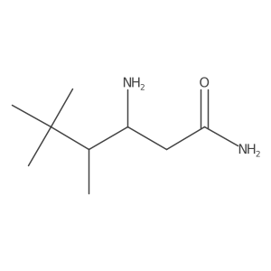 (3R)-3-amino-4,5,5-trimethylhexanamide结构式