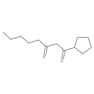 1-(Oxolan-2-yl)octane-1,3-dione结构式