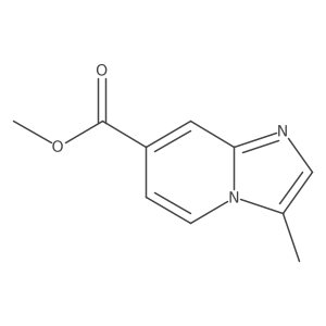 Methyl 3-methylimidazo[1,2-a]pyridine-7-carboxylate Structure