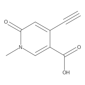 4-Ethynyl-1-methyl-6-oxo-1,6-dihydropyridine-3-carboxylic acid Structure