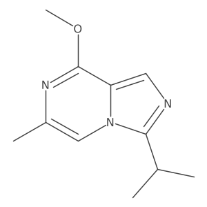 3-Isopropyl-8-methoxy-6-methylimidazo[1,5-a]pyrazine结构式