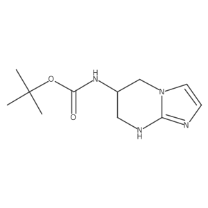 tert-Butyl N-{5H,6H,7H,8H-imidazo[1,2-a]pyrimidin-6-yl}carbamate Structure