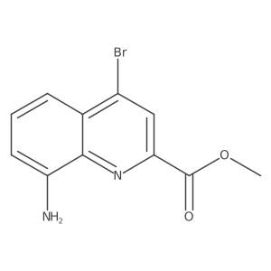 Methyl 8-amino-4-bromoquinoline-2-carboxylate Structure