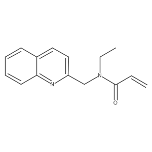 N-ethyl-N-[(quinolin-2-yl)methyl]prop-2-enamide Structure