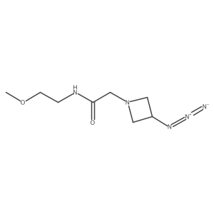2-(3-azidoazetidin-1-yl)-N-(2-methoxyethyl)acetamide Structure