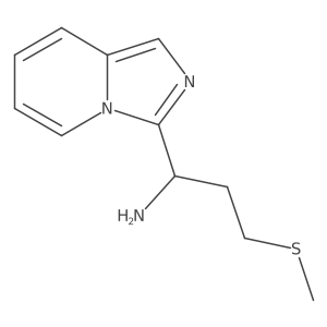1-(Imidazo[1,5-a]pyridin-3-yl)-3-(methylthio)propan-1-amine Structure