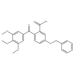 5-(Benzyloxy)-2-(3,4,5-trimethoxybenzoyl)benzoic acid结构式