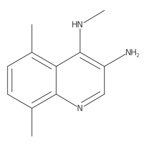 N4,5,8-trimethylquinoline-3,4-diamine Structure