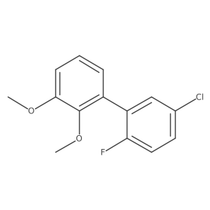 1-(5-Chloro-2-fluorophenyl)-2,3-dimethoxybenzene Structure
