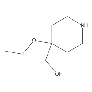 (4-Ethoxypiperidin-4-yl)methanol结构式