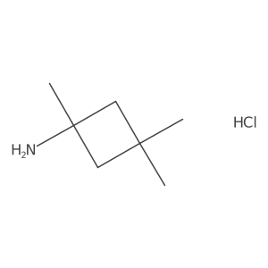 1,3,3-Trimethylcyclobutan-1-amine hydrochloride结构式