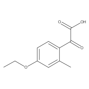 2-(4-Ethoxy-2-methylphenyl)-2-oxoacetic acid结构式