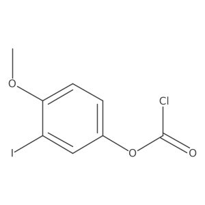 3-Iodo-4-methoxyphenyl chloroformate Structure