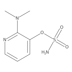 2-(Dimethylamino)pyridin-3-yl sulfamate结构式