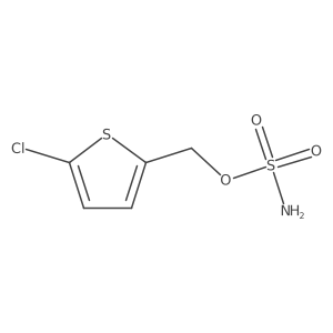 (5-Chlorothiophen-2-yl)methyl sulfamate Structure