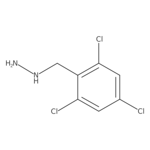 [(2,4,6-Trichlorophenyl)methyl]hydrazine结构式