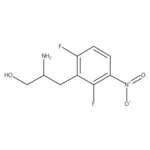2-Amino-3-(2,6-difluoro-3-nitrophenyl)propan-1-ol Structure