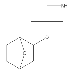 3-Methyl-3-{7-oxabicyclo[2.2.1]heptan-2-yloxy}azetidine Structure