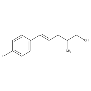 2-Amino-5-(4-fluorophenyl)pent-4-en-1-ol结构式