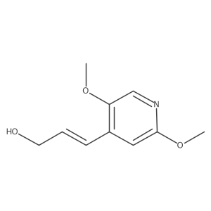 3-(2,5-Dimethoxypyridin-4-yl)prop-2-en-1-ol结构式