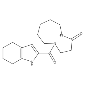 5-(4,5,6,7-Tetrahydro-1H-indole-2-carbonyl)-1,5-diazecan-2-one结构式