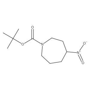 4-Nitroazepane-1-carboxylic acid tert-butyl ester结构式