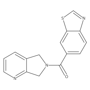 benzo[d]thiazol-6-yl(5H-pyrrolo[3,4-b]pyridin-6(7H)-yl)methanone Structure