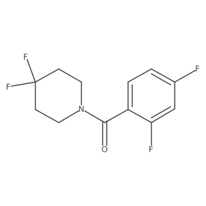 1-(2,4-Difluorobenzoyl)-4,4-difluoropiperidine结构式