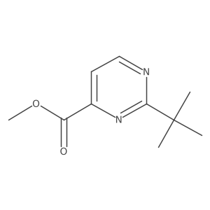 Methyl 2-tert-butylpyrimidine-4-carboxylate Structure