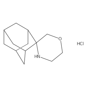 Spiro[adamantane-2,3'-morpholine] hydrochloride Structure