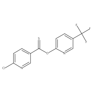 5-(Trifluoromethyl)-2-pyridyl 6-chloropyridine-3-carbothioate结构式