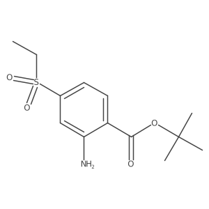 Tert-butyl 2-amino-4-(ethanesulfonyl)benzoate Structure