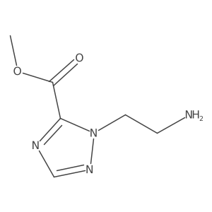 methyl 1-(2-aminoethyl)-1H-1,2,4-triazole-5-carboxylate结构式