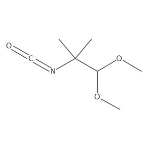 2-Isocyanato-1,1-dimethoxy-2-methylpropane结构式