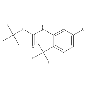 tert-butyl N-[5-chloro-2-(trifluoromethyl)phenyl]carbamate Structure