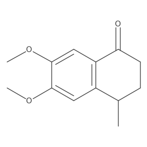 6,7-Dimethoxy-4-methyl-1,2,3,4-tetrahydronaphthalen-1-one Structure