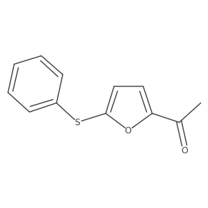 1-(5-(Phenylthio)-2-furyl)ethanone结构式